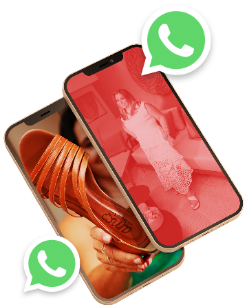 WhatsApp interface mockup